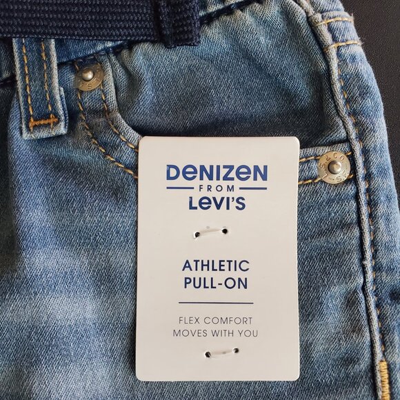 NEW‎ Boys Levi's Denizen Athletic Pull On Jeans 4 Regular - Picture 4 of 5